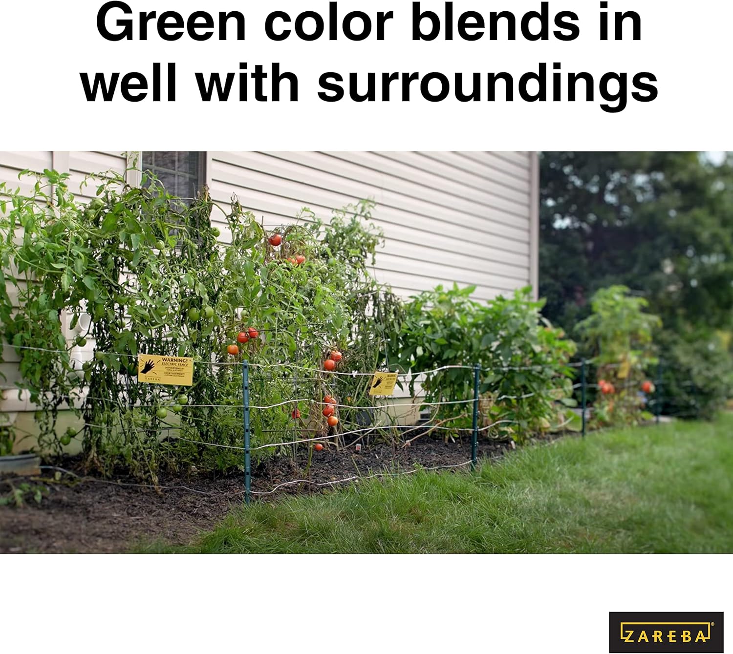 Green Garden Post for Fence (25 Pack), 30" Pack of 2 L3738