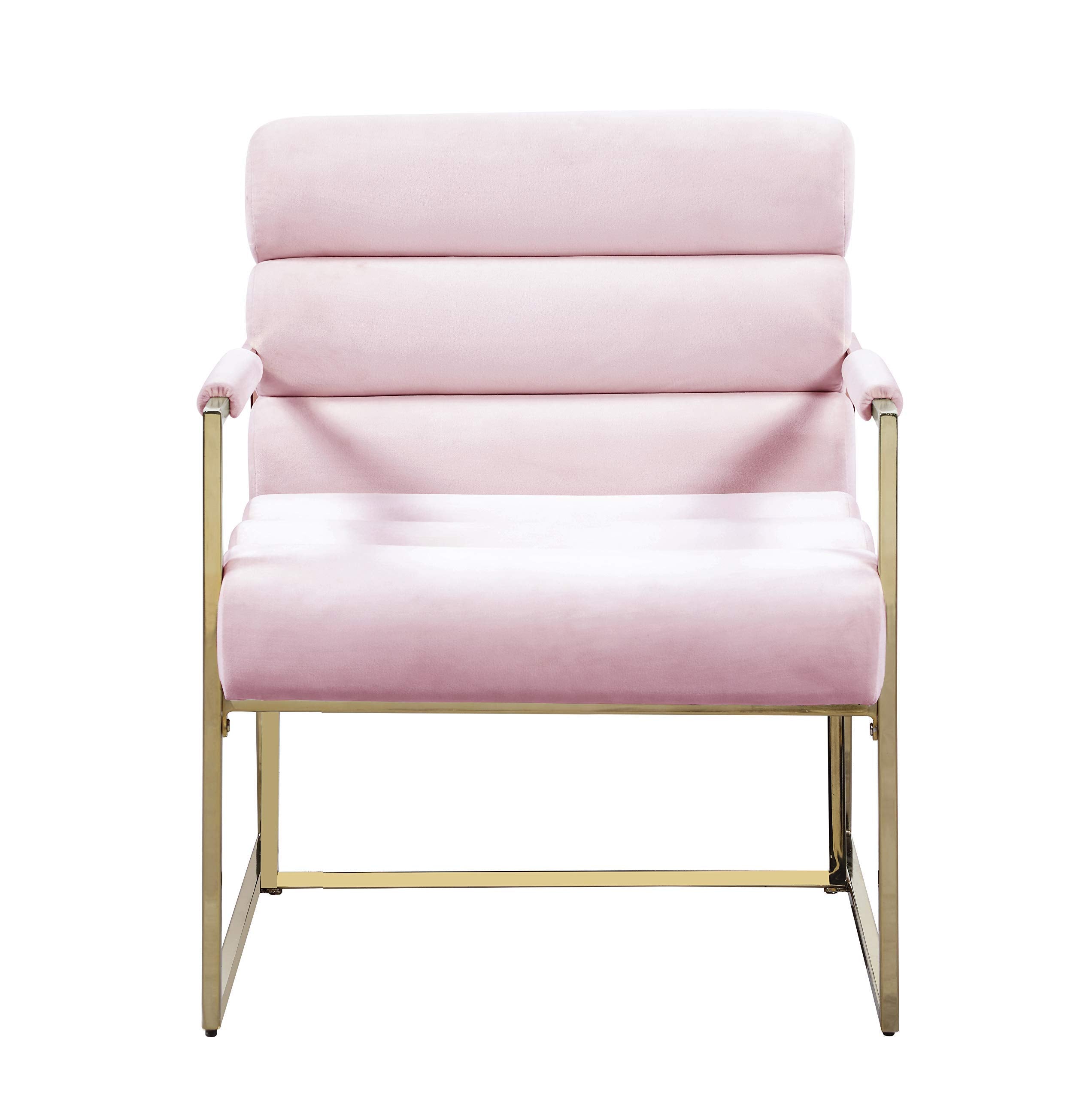 Pink Velvet Lounge Chair T600