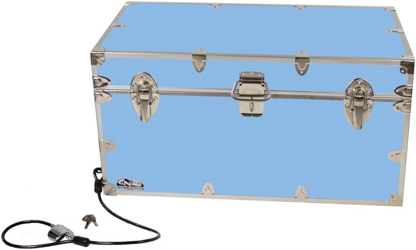 Large Storage Chest with Anchoring Cable Lock - 32 x 18 x 16.5 Inches M121861