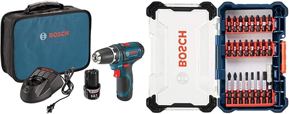 12V 3/8 Inch Two Speed Cordless Drill Kit with Two Lithium Ion Batteries, Charger, Bits & Soft Carrying Bag L38961