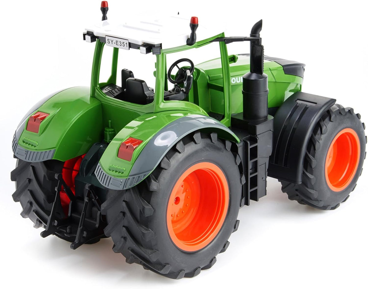 2.4Ghz RC Farm Tractor Remote Control Construction Toy Pack of 2 F79850