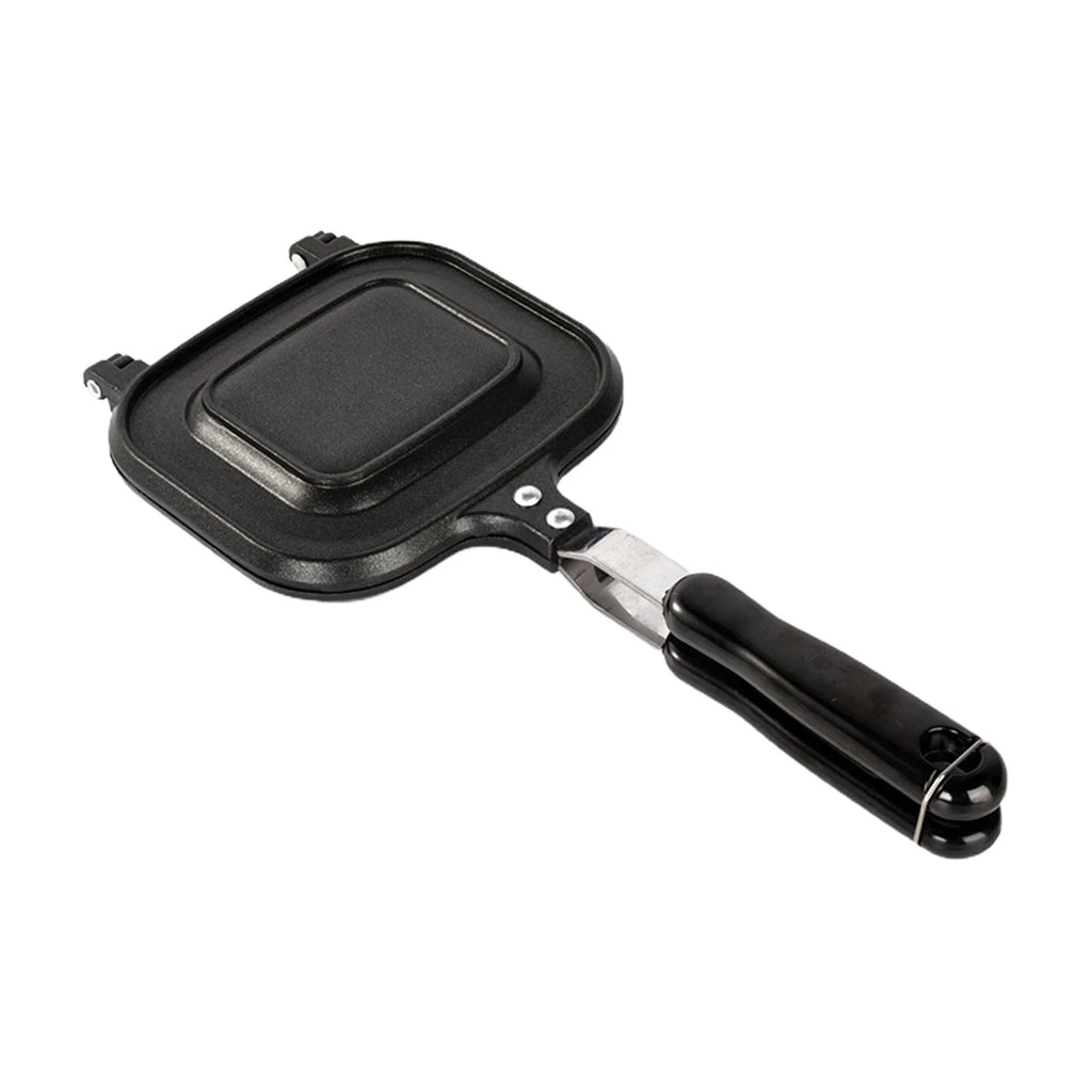 Double Sided Non Stick Bread Toast Maker Pan with Heat Resistant Handles P2952