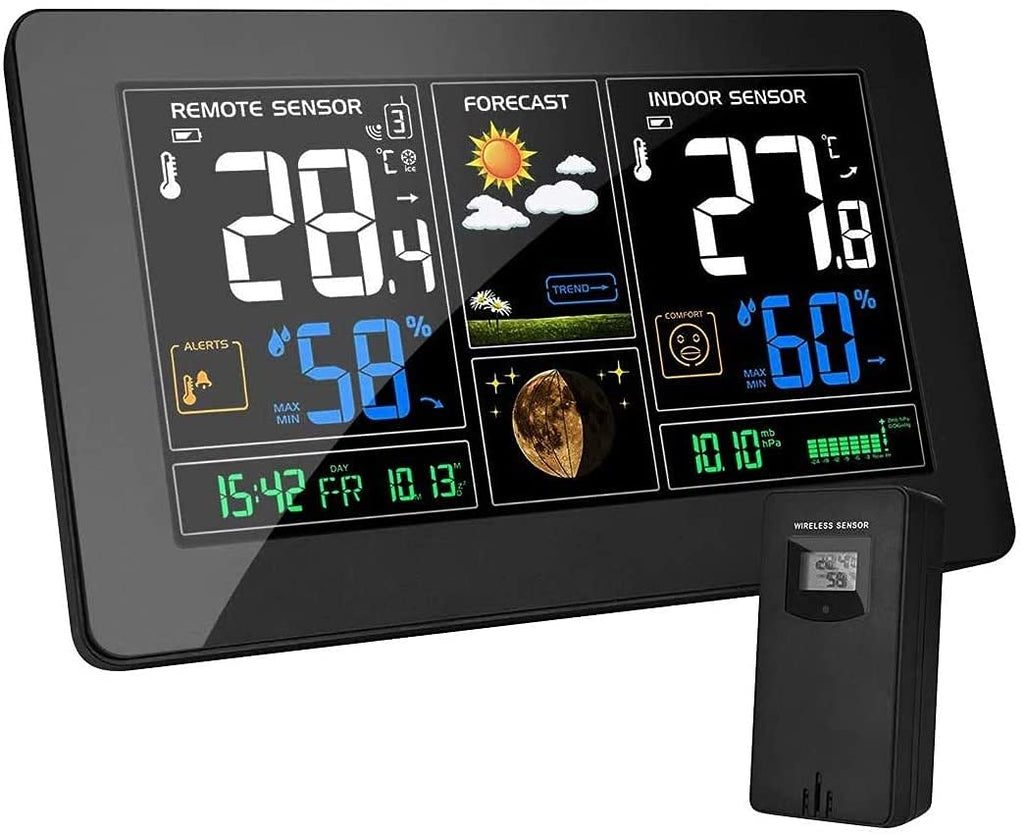 Wireless Indoor Outdoor Thermometer Weather Station with Barometer L747