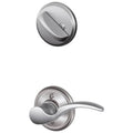 Satin Chrome Single Cylinder Interior Pack F683265