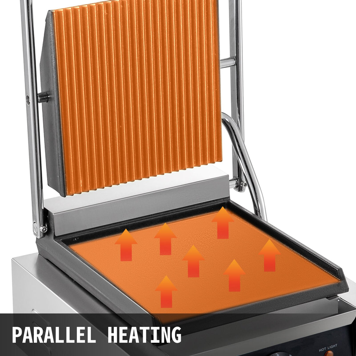 Non-Stick Electric Contact Grill Griddle Panini Press R130370