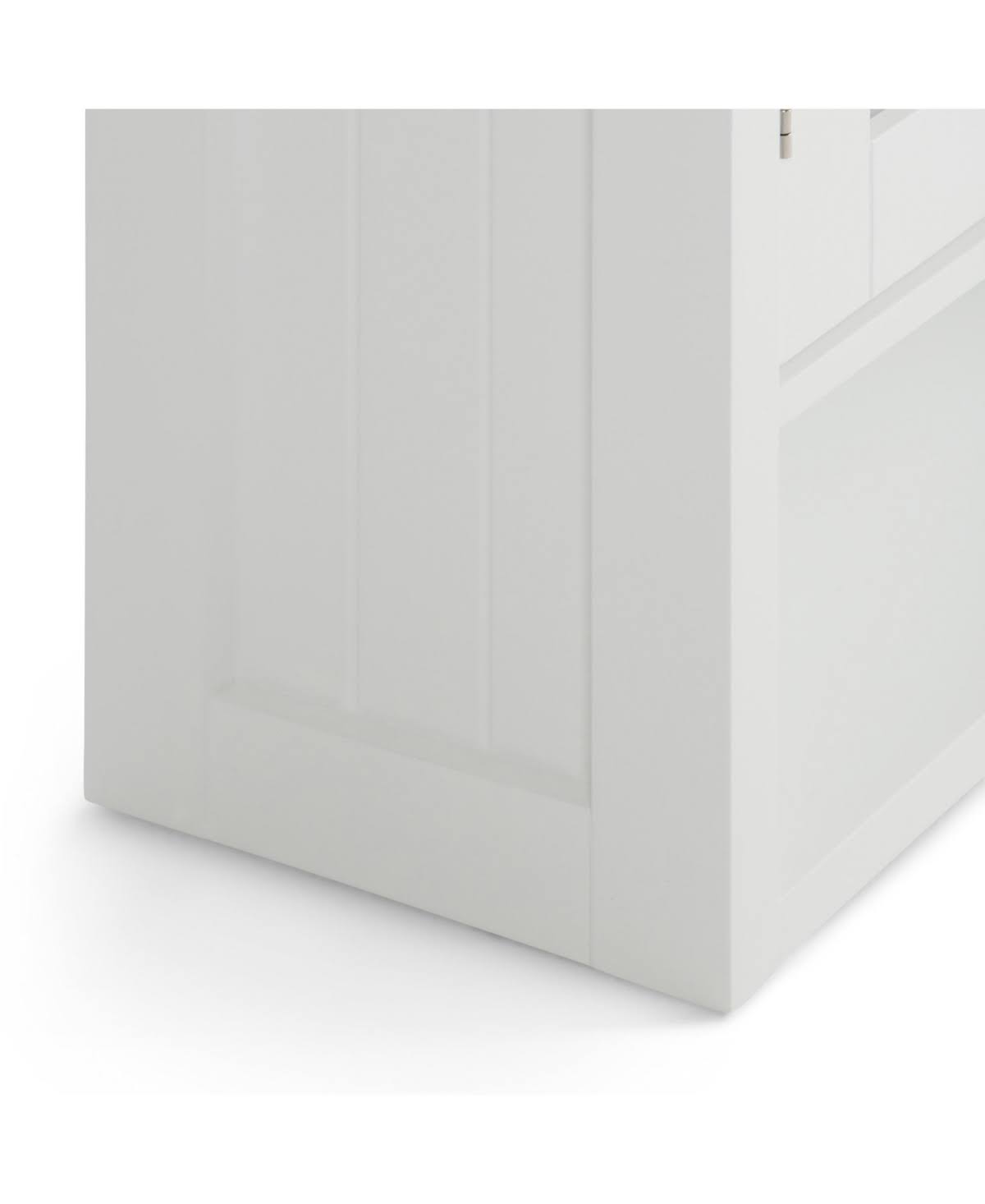 Double Door Wall Cabinet in Pure White X136