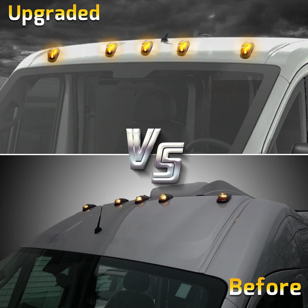 Smoked Lens LED Cab Roof Marker Lights Pack of 2 T9784