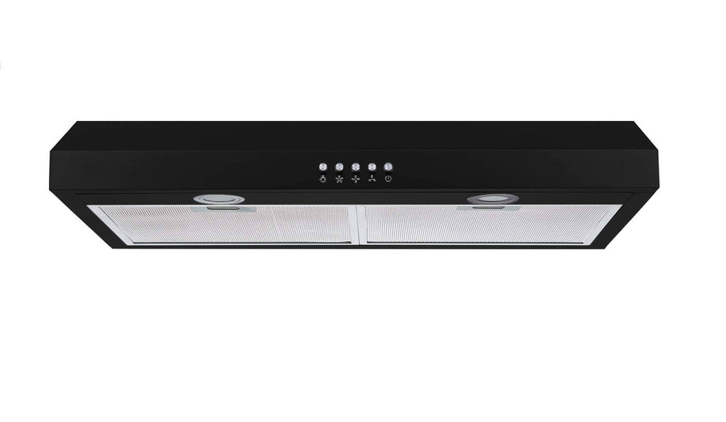 Black Convertible Under Cabinet Range Hood O244