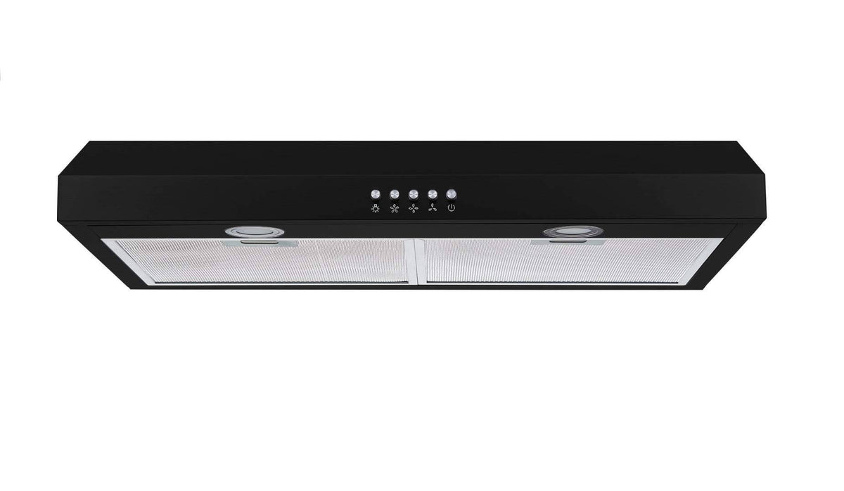 Black Convertible Under Cabinet Range Hood O244