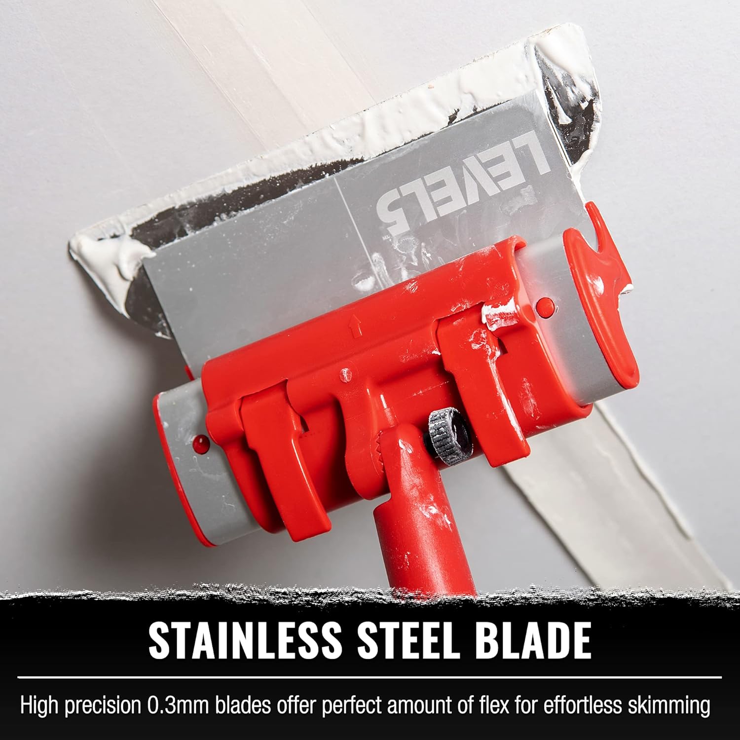 16 Skimming Blade Smoothing Knife Extruded Aluminum Stainless Steel Drywall Tool J803714