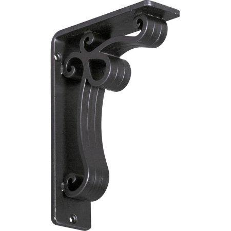 Wrought Iron Bracket Antiqued Brass Triple Center Brace Z599
