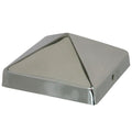 8 in. x 8 in. Stainless Steel Fence Post Cap I557677