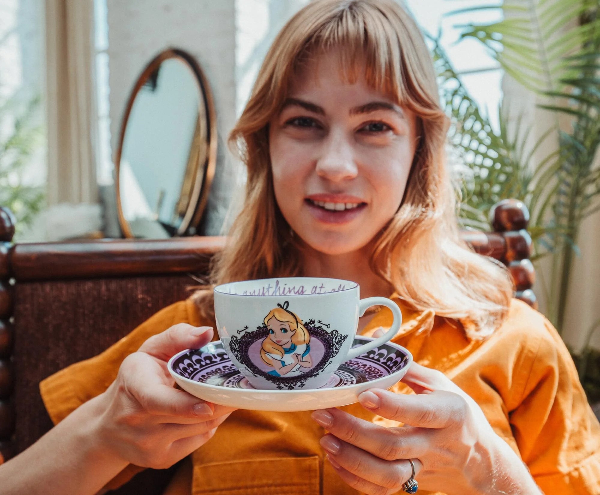 Bone China Teacup and Saucer Set of 2 K86836