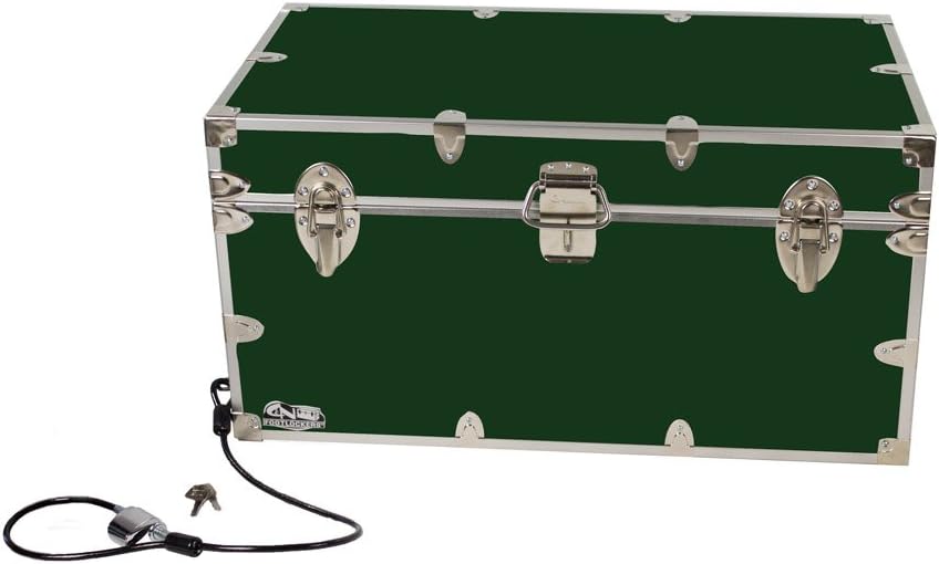 Large Storage Chest with Anchoring Cable Lock - 32 x 18 x 16.5 Inches M121861