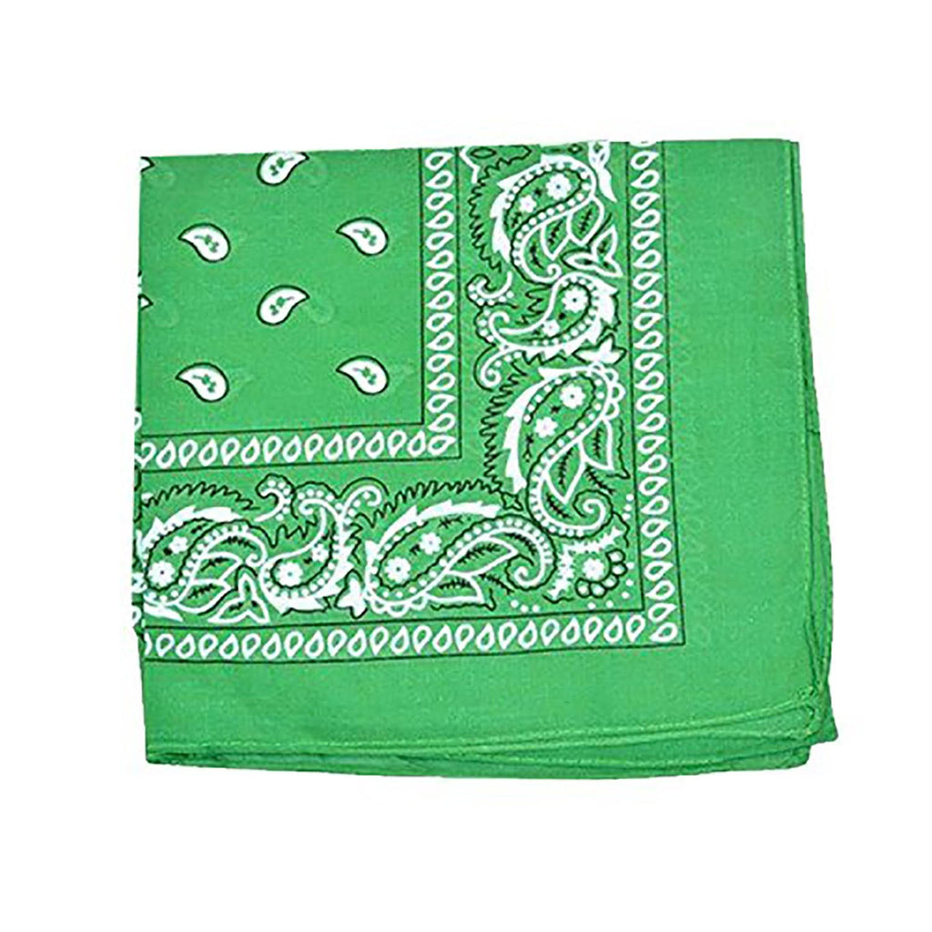 48 Pack Yellow 100% Cotton Double Sided Bandanas 27 x 27 Inches F34561
