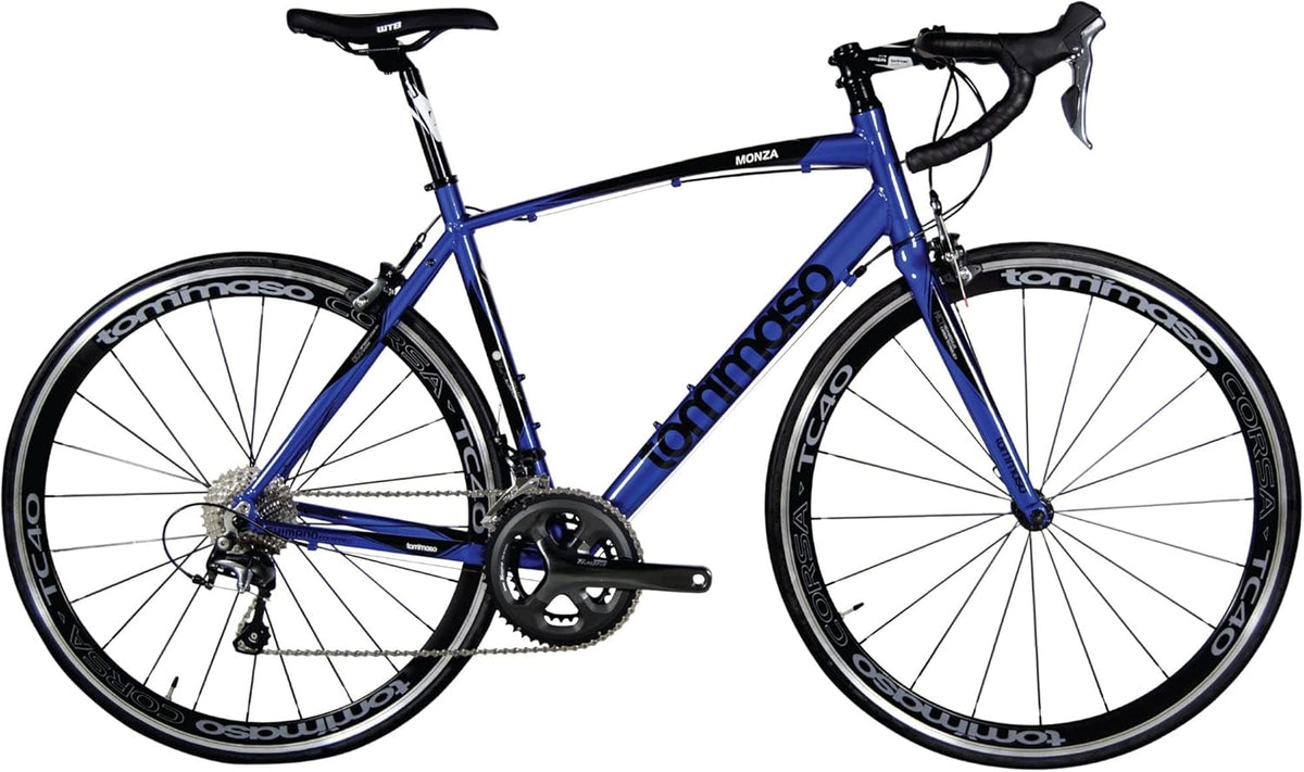 Matte Black Blue Aluminum Road Bike P868