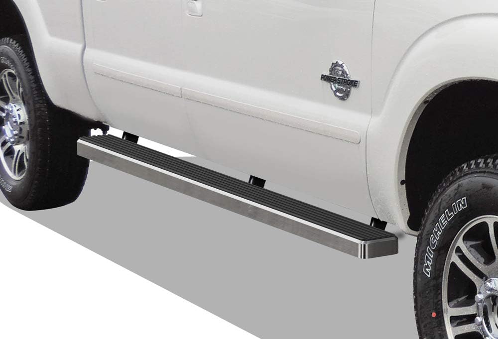 Black Running Boards 6 inches Crew Cab T831