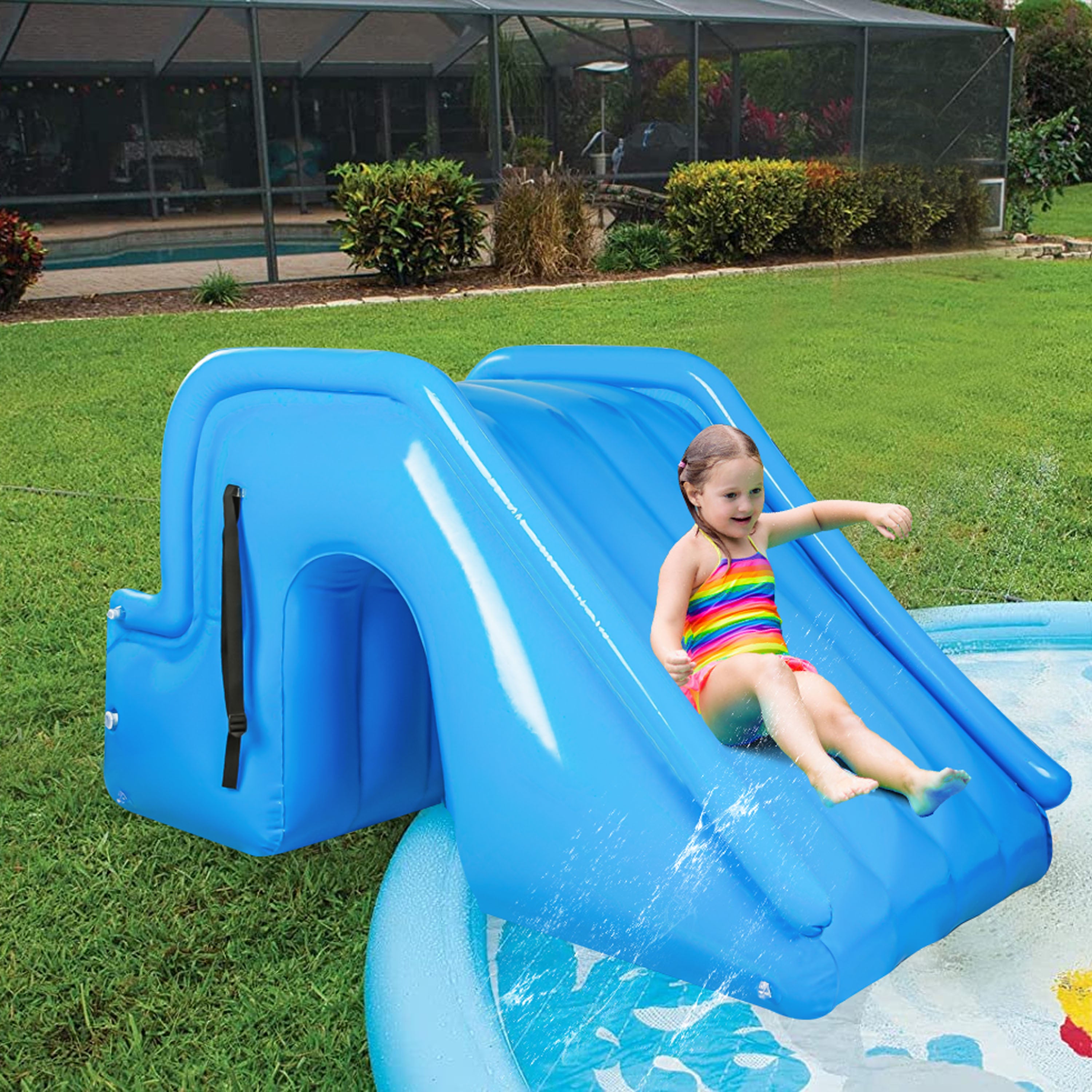 Inflatable Trampoline Slide Ladder for Kids F77548