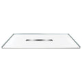 White 63-in Shower Base with Center Drain C932