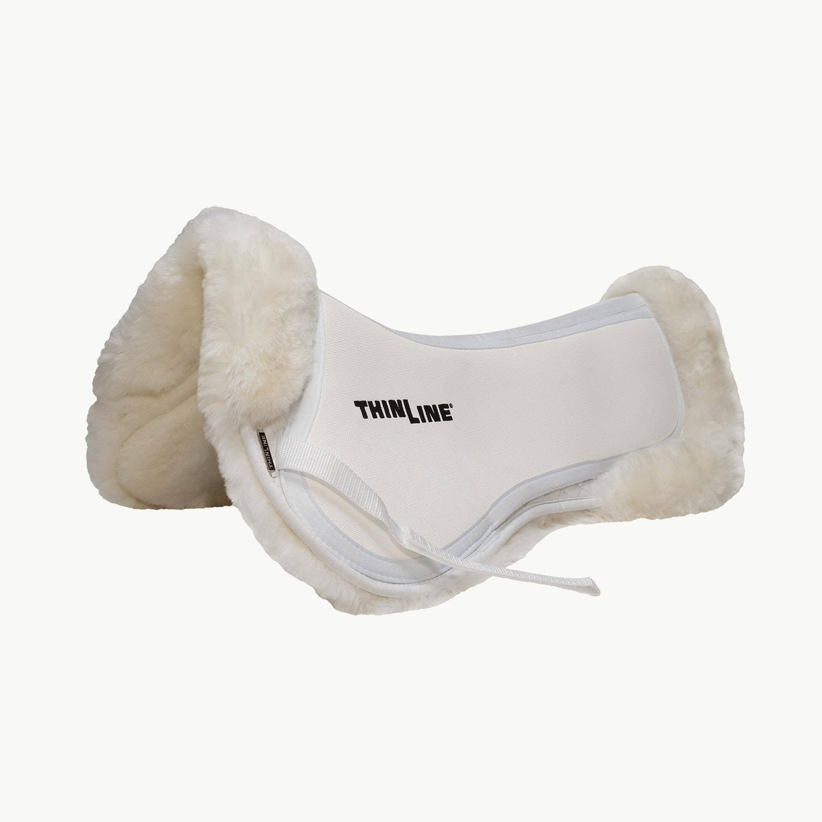Black Large Sheepskin Half Saddle Pad N359485