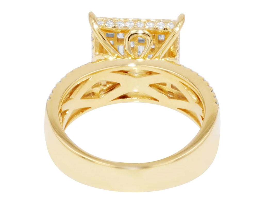 1.3CT Baguette Diamond Ring 10k Gold Y37739