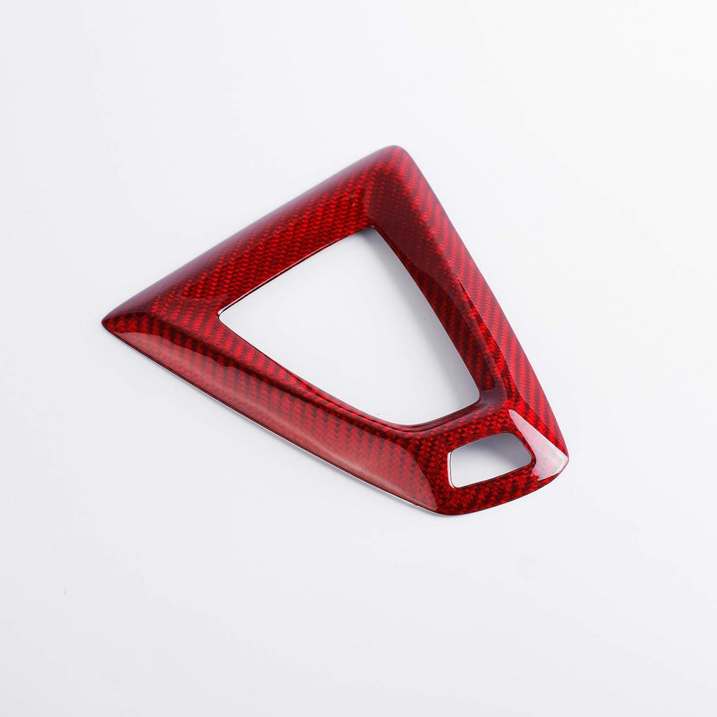 Carbon Fiber Gear Panel Interior Accessories for BMW M3 M4 2014-2018 (Red) G8975