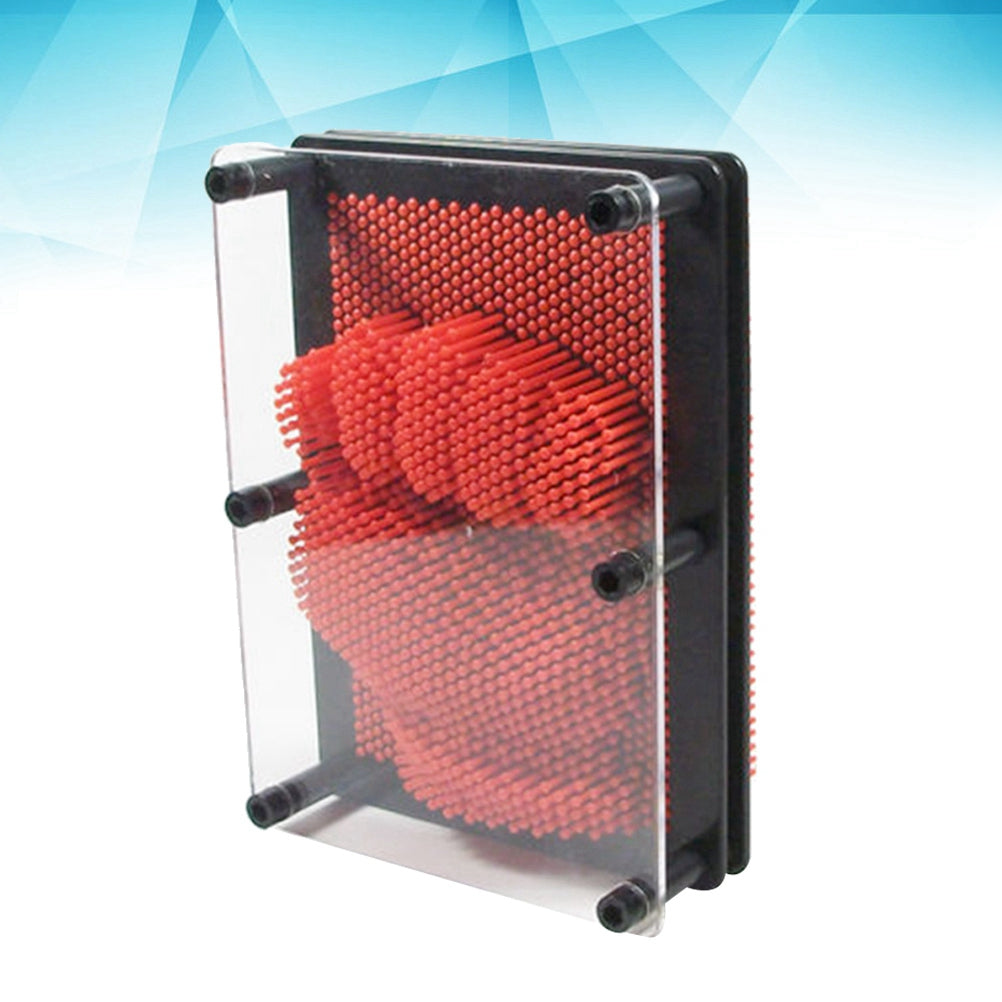 Large Size Red 3-Dimensional Pin Art Board Toy D41643