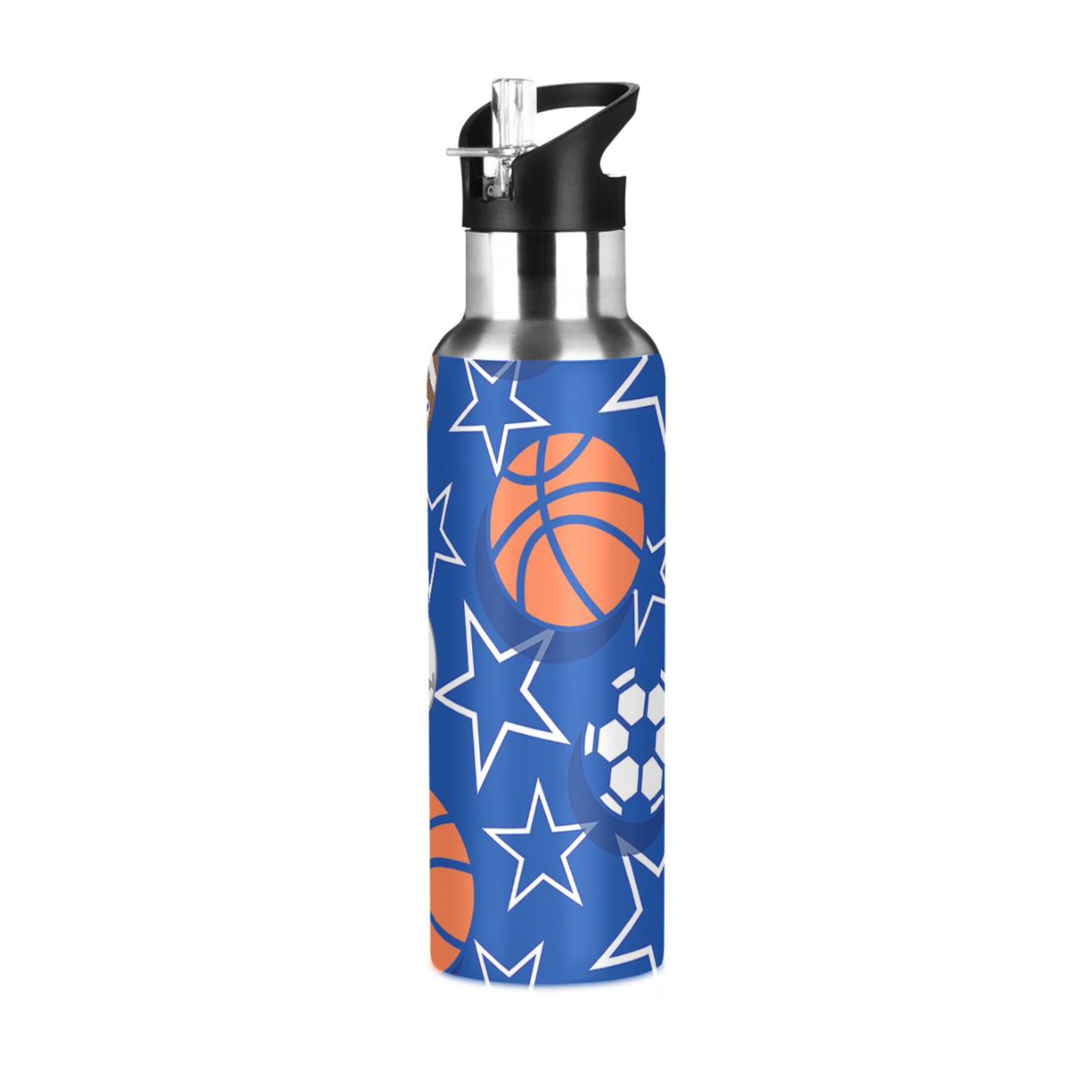 Stainless Steel Insulated Water Bottle with Straw Lid T794433