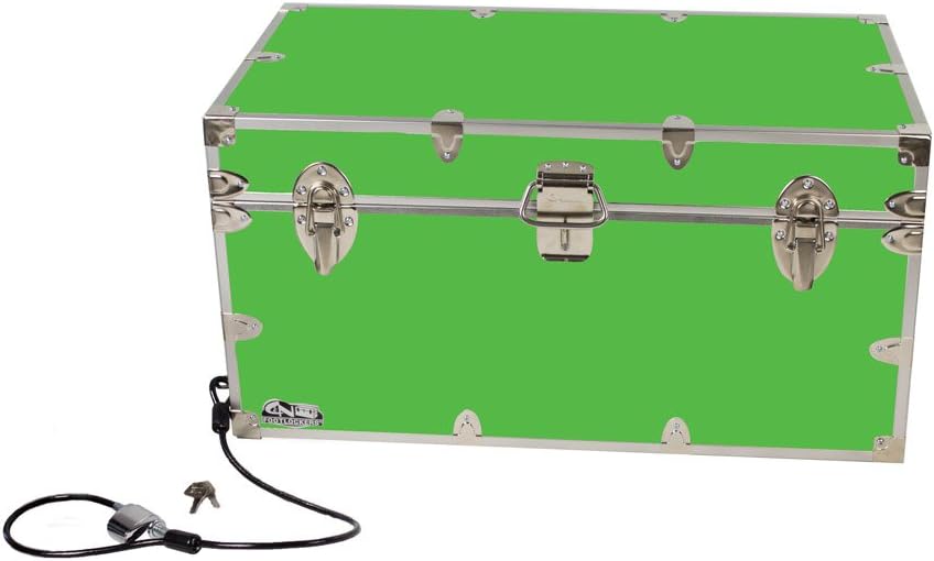 Large Storage Chest with Anchoring Cable Lock - 32 x 18 x 16.5 Inches M121861