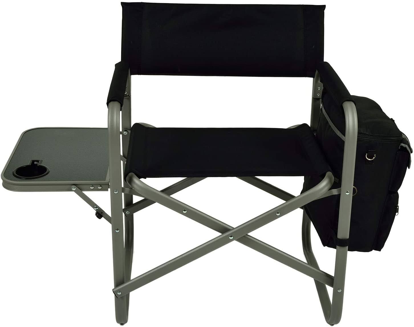 Folding Camping Chair with Table and Removable Cooler H3320