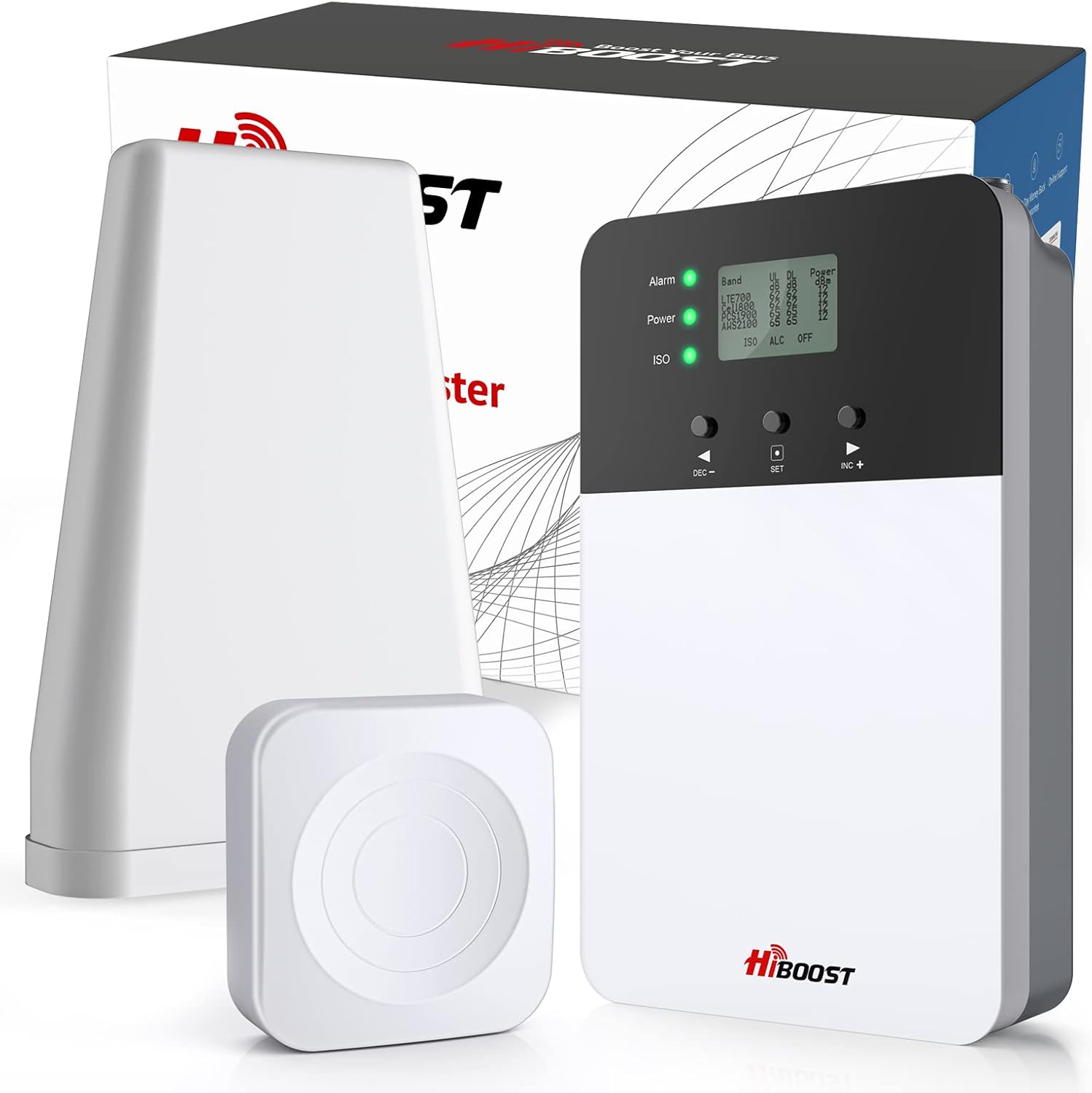Cell Phone Signal Booster with 2 Indoor Antennas, 4G 5G LTE X8548