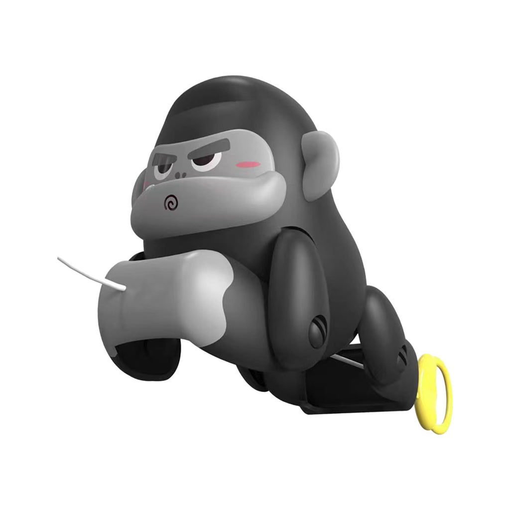 Black and Gray Pull Along Gorilla Toy K8160