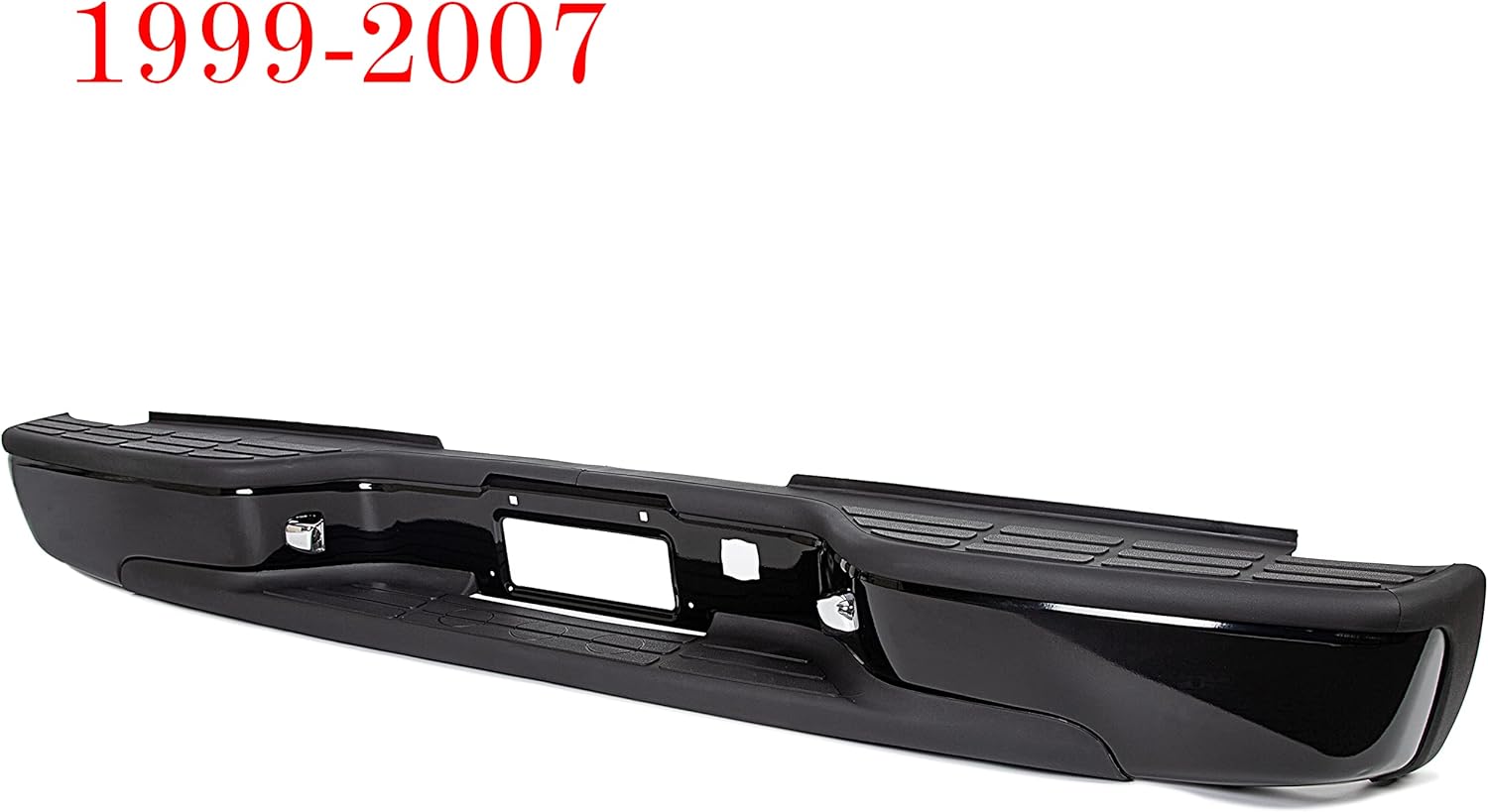 Black Steel Rear Step Bumper F2599
