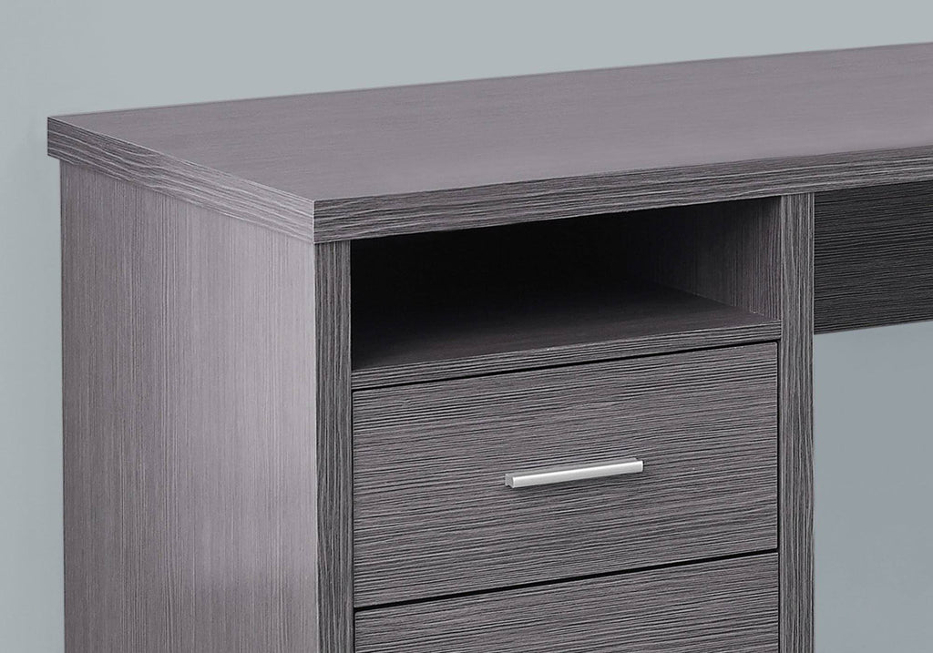 Dark Taupe Metal Computer Desk G620780