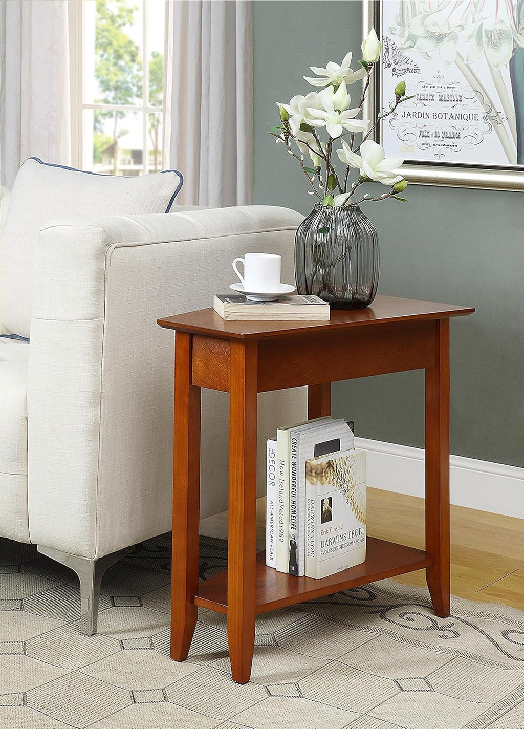 Gray Wedge End Table L5551
