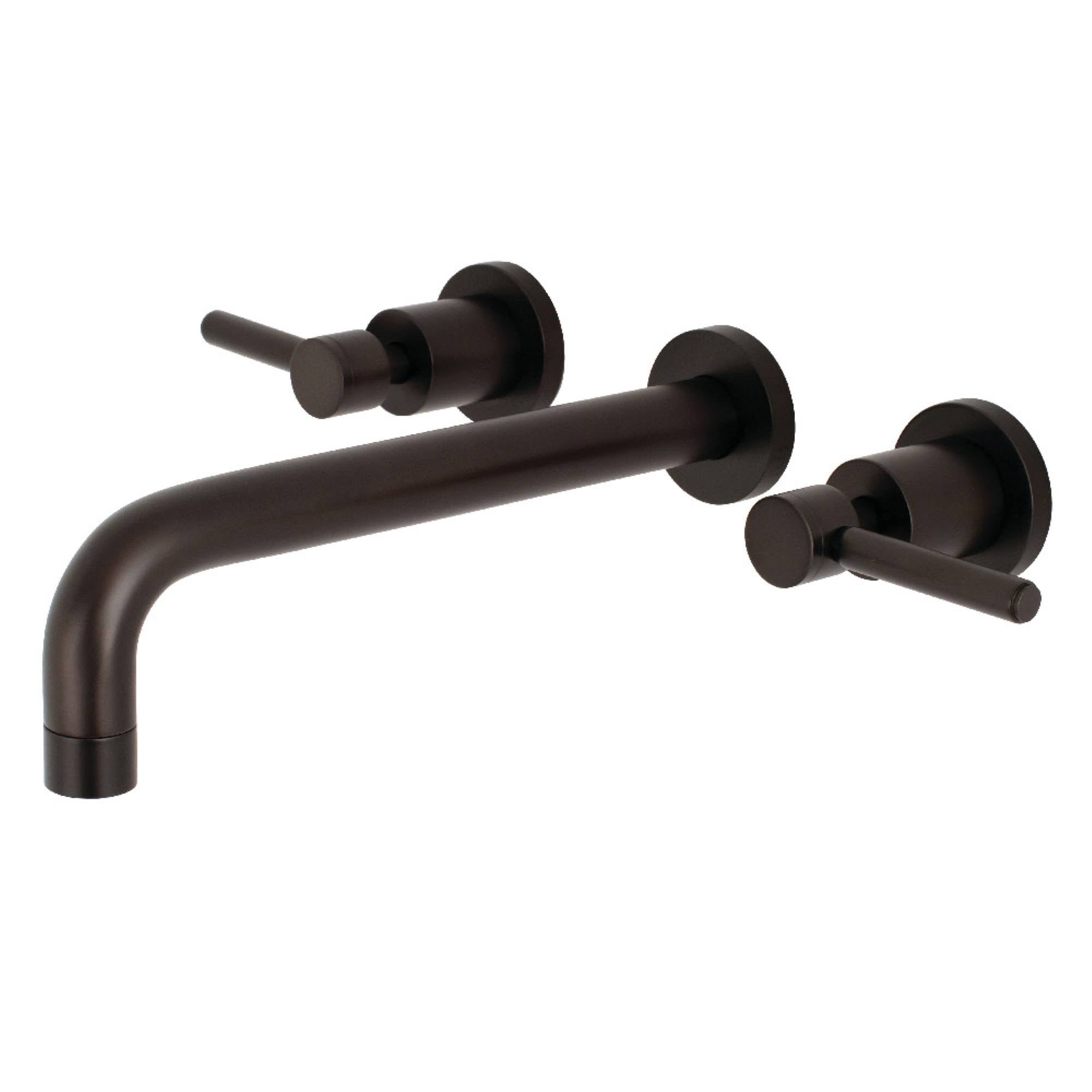 Oil Rubbed Bronze Wall Mount Roman Tub Faucet P65878