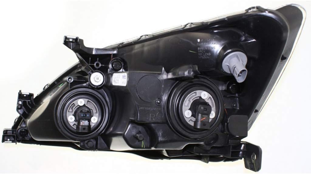 2003-2007 Honda Accord Headlight Driver and Passenger Side CAPA Certified Combination Lamp V5369