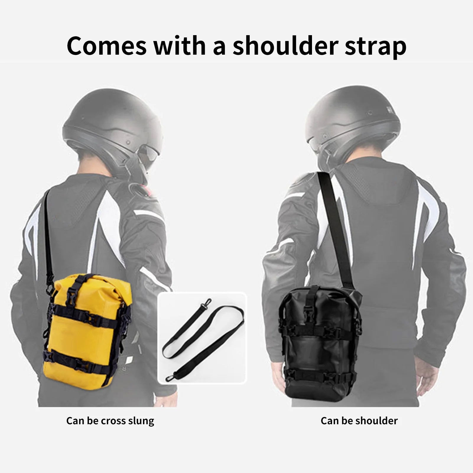 Waterproof Motorcycle Frame Bag, 8L Motorbike Side Bag U361712
