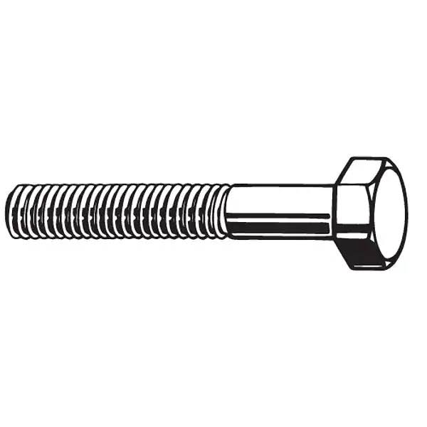 Hex Head Cap Screw, 200 mm Fastener Length, Class 8.8 Steel, Pk 5 A284158