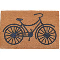 Outdoor Coir & PVC Embossed Bicycle Door Mat F894023