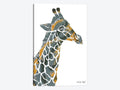 Bright Giraffe I Print on Canvas Art Z91531