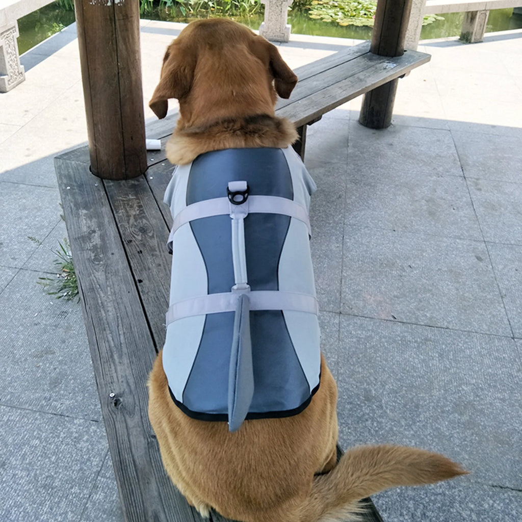 Dog Shark Swimsuit Vest Pet Safety Wear J53260