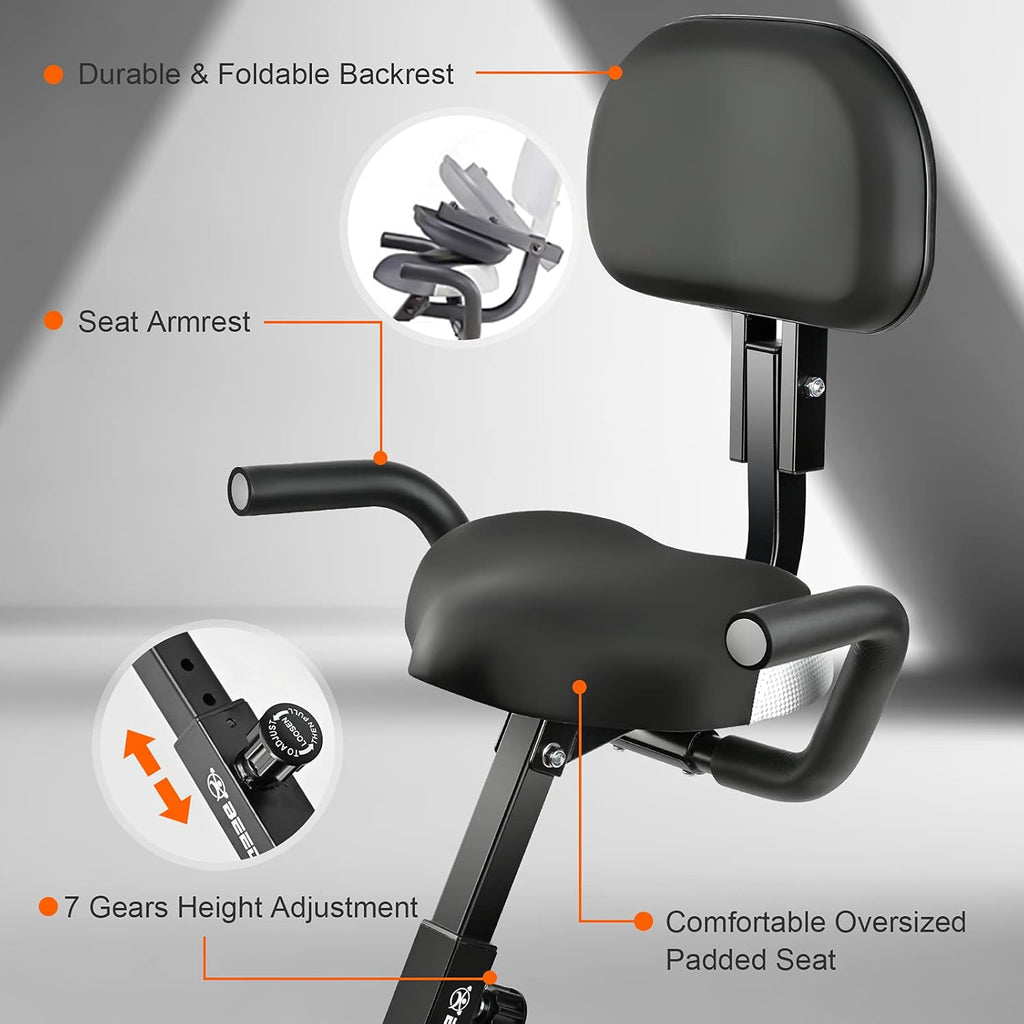 Foldable Magnetic Exercise Bike with LCD Monitor V31978