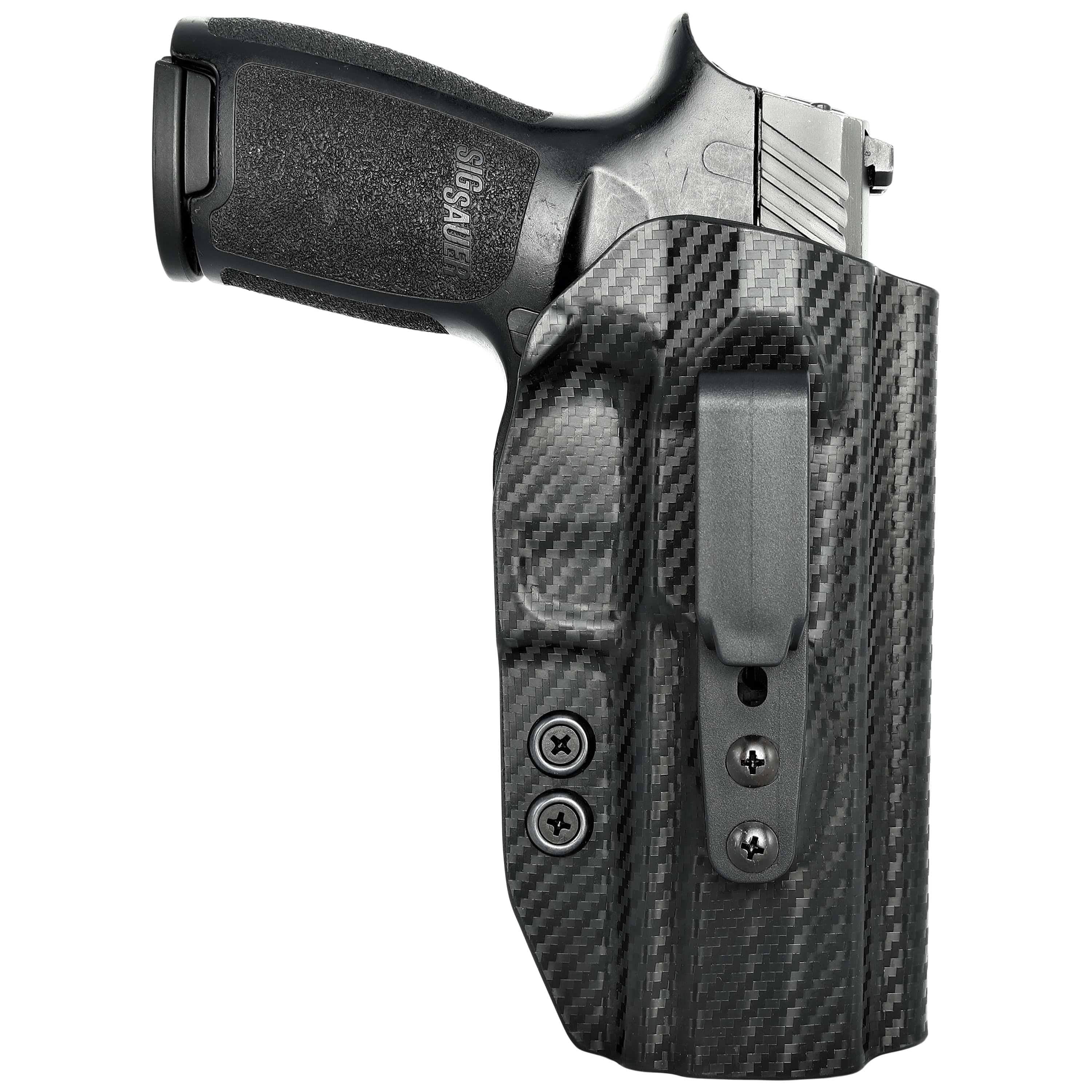 Carbon Fiber Black IWB Kydex Holster Q636