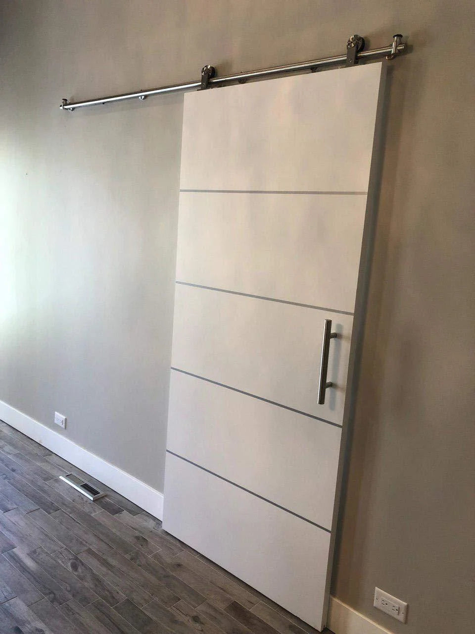 Panel Eco-Veneer White Slab 30x96 L9309