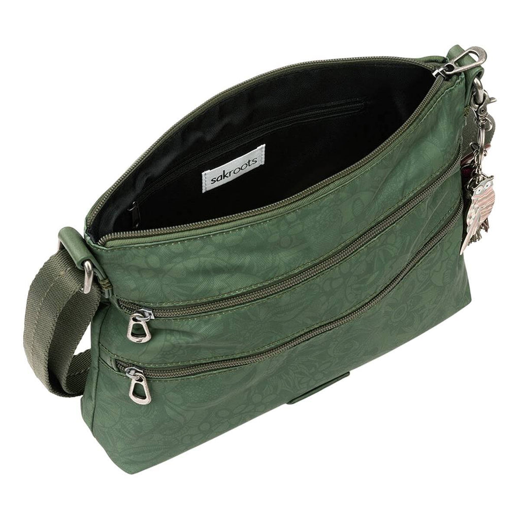 Olive Eco-Twill Crossbody Bag K91303