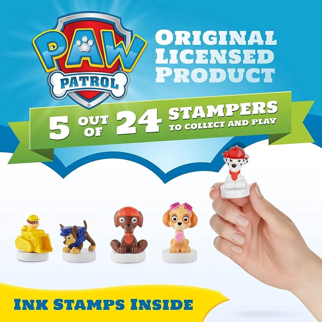 Paw Patrol Characters Stampers 5pk Zuma Rubble in Bulldozer Figure Set V547