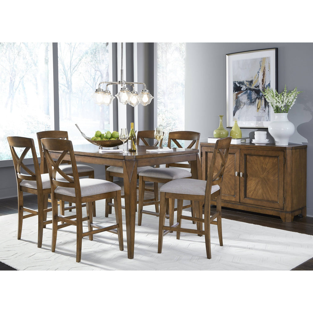 Saddle Brown Pub Table W115