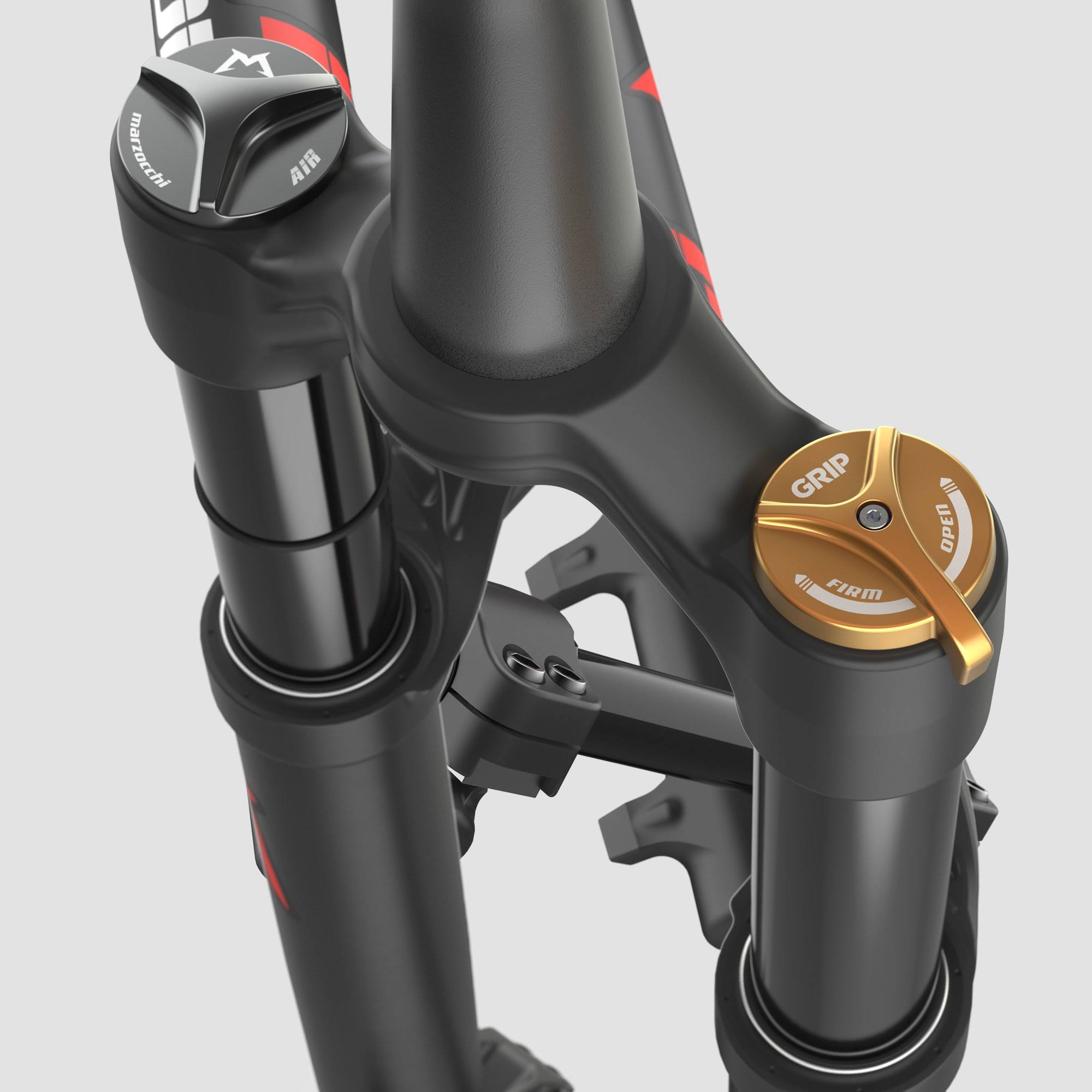 26 inch 100mm Black Suspension Fork H278