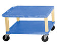 Blue Two Shelf Utility Cart G9123